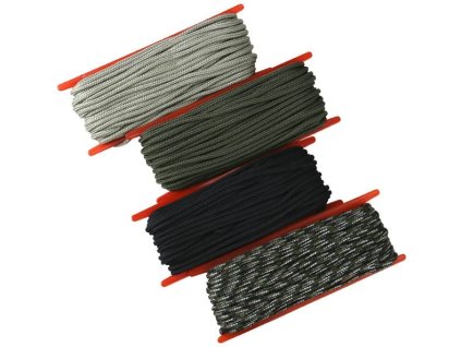 Šňůra (padáková) paracord woodland 3mm 15m Velká Británie Kombat