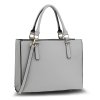 Kabelka do ruky Skyla sivý shopper AG00646